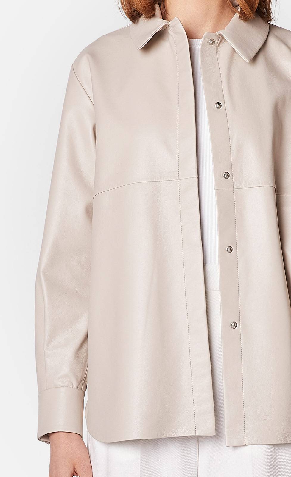 Kiefermann Alexia Overshirt aus Nappaleder Black Friday Preise