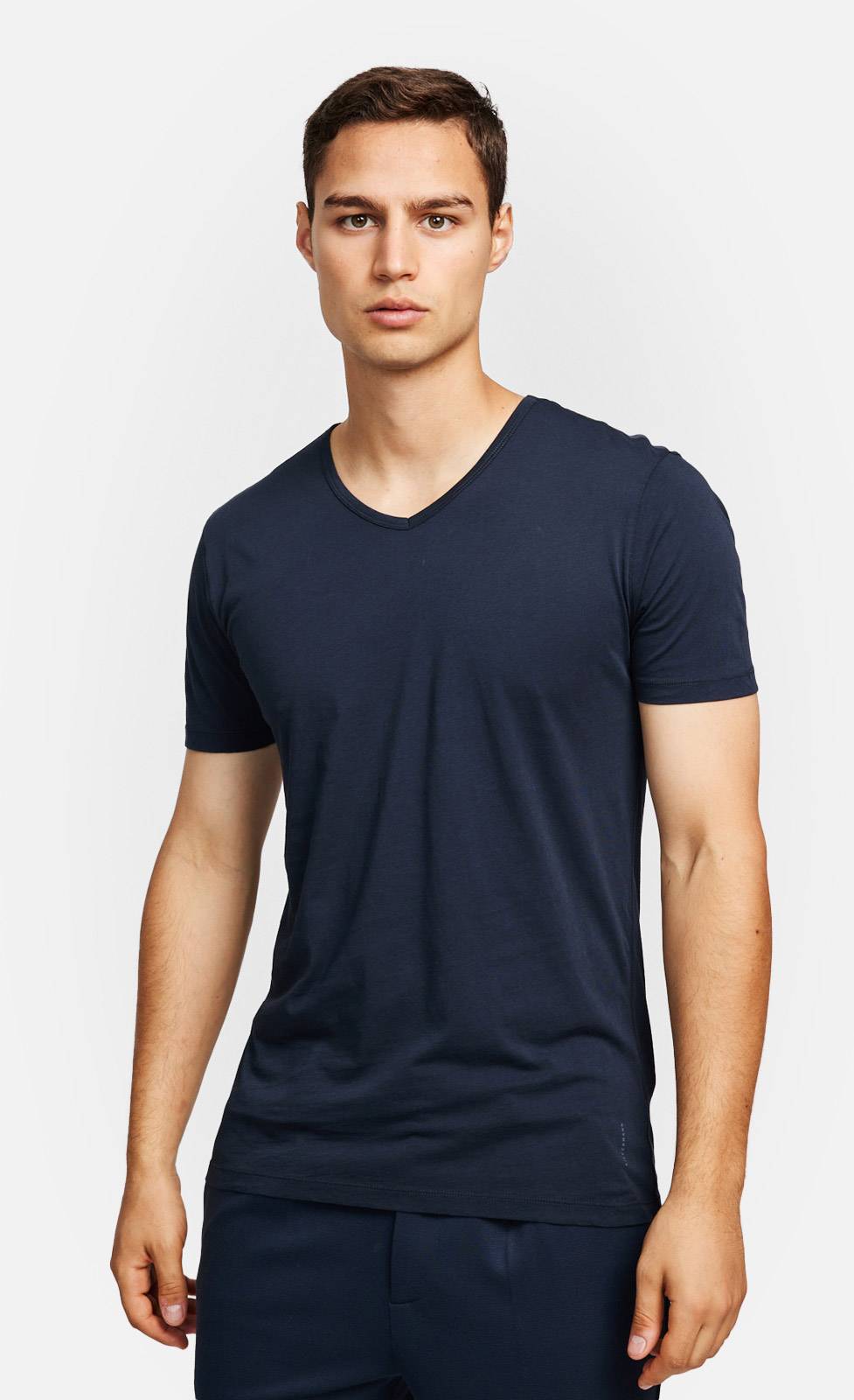 Kiefermann Darius Baumwoll-T-Shirt mit V-Ausschnitt zollfrei