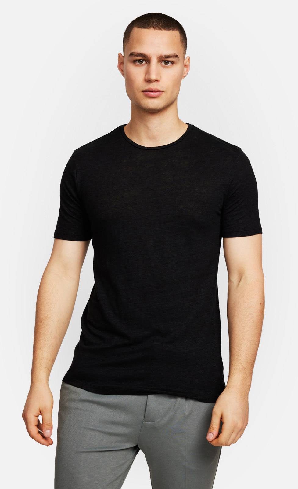 Kiefermann Laine Leinen-T-Shirt mit Rundhalsausschnitt 2025