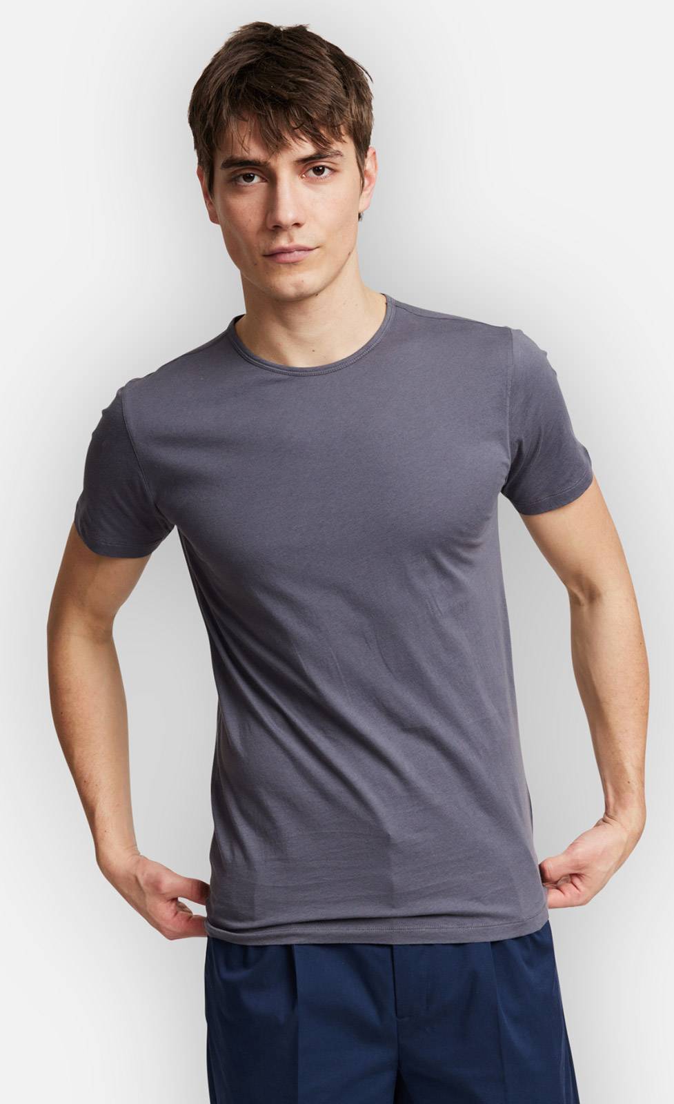 Kiefermann Lio Baumwoll-T-Shirt mit Rundhals Outlet