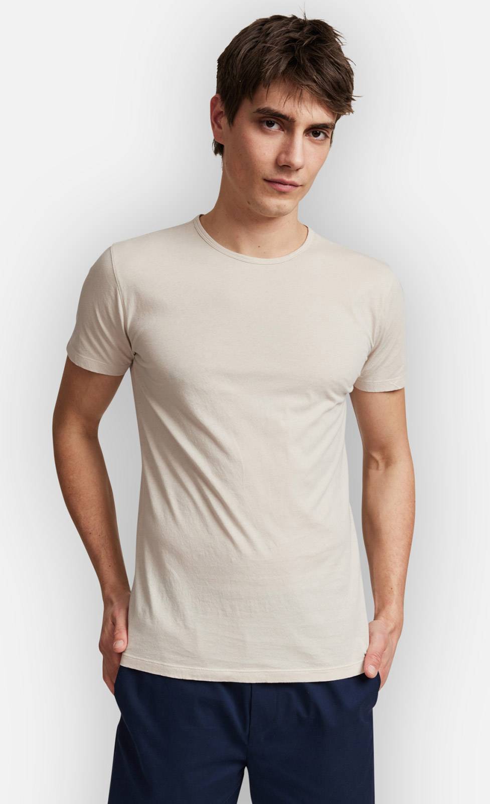 Kiefermann Lio Baumwoll-T-Shirt mit Rundhals Outlet