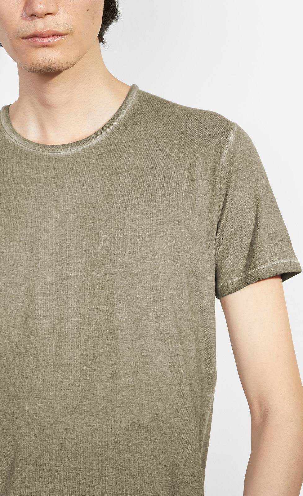 Kiefermann Robin Überfärbtes Rundhals-T-Shirt Angebote