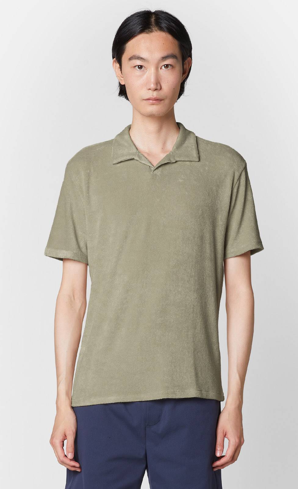 Kiefermann Jonathan Frottee-Poloshirt Günstiger Verkauf