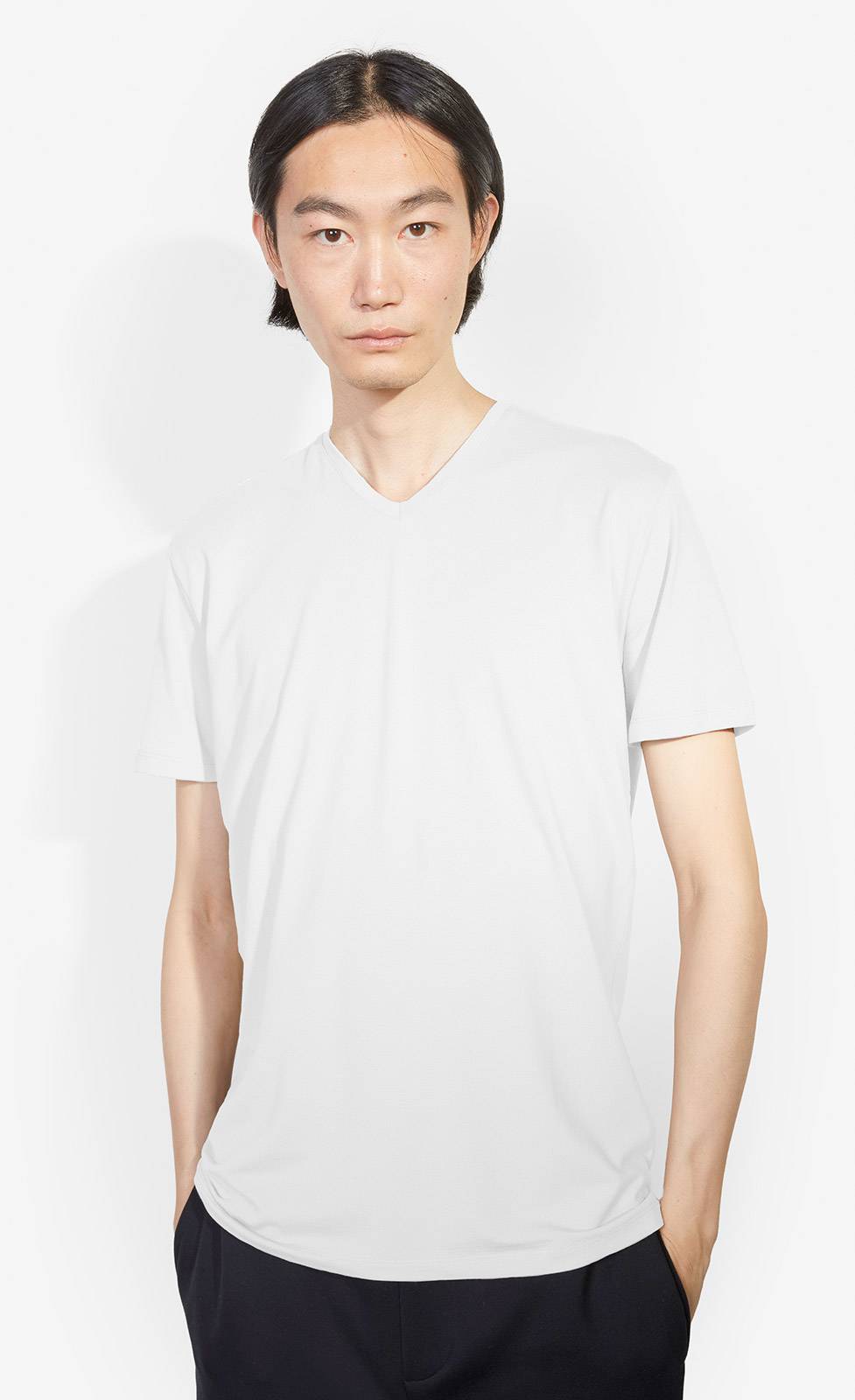 Kiefermann Hape V-Ausschnitt T-Shirt aus Baumwolle-Modal Blitzverkäufe