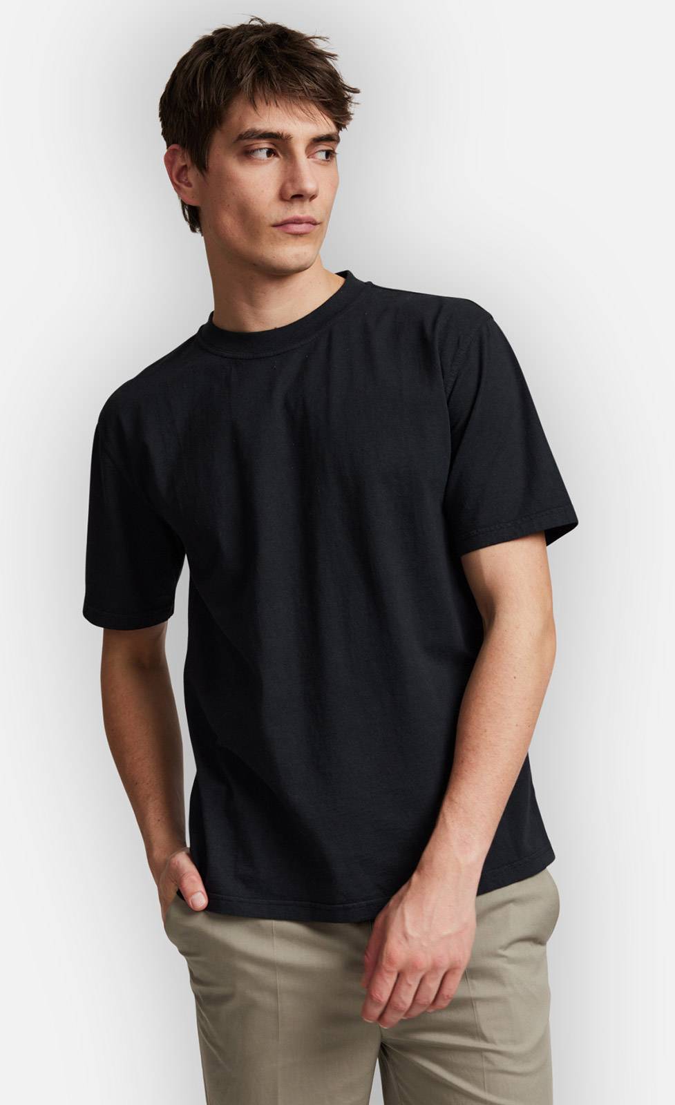 Kiefermann Bastian Garment-Dye T-Shirt aus Baumwolle Fabrik Onlineshop
