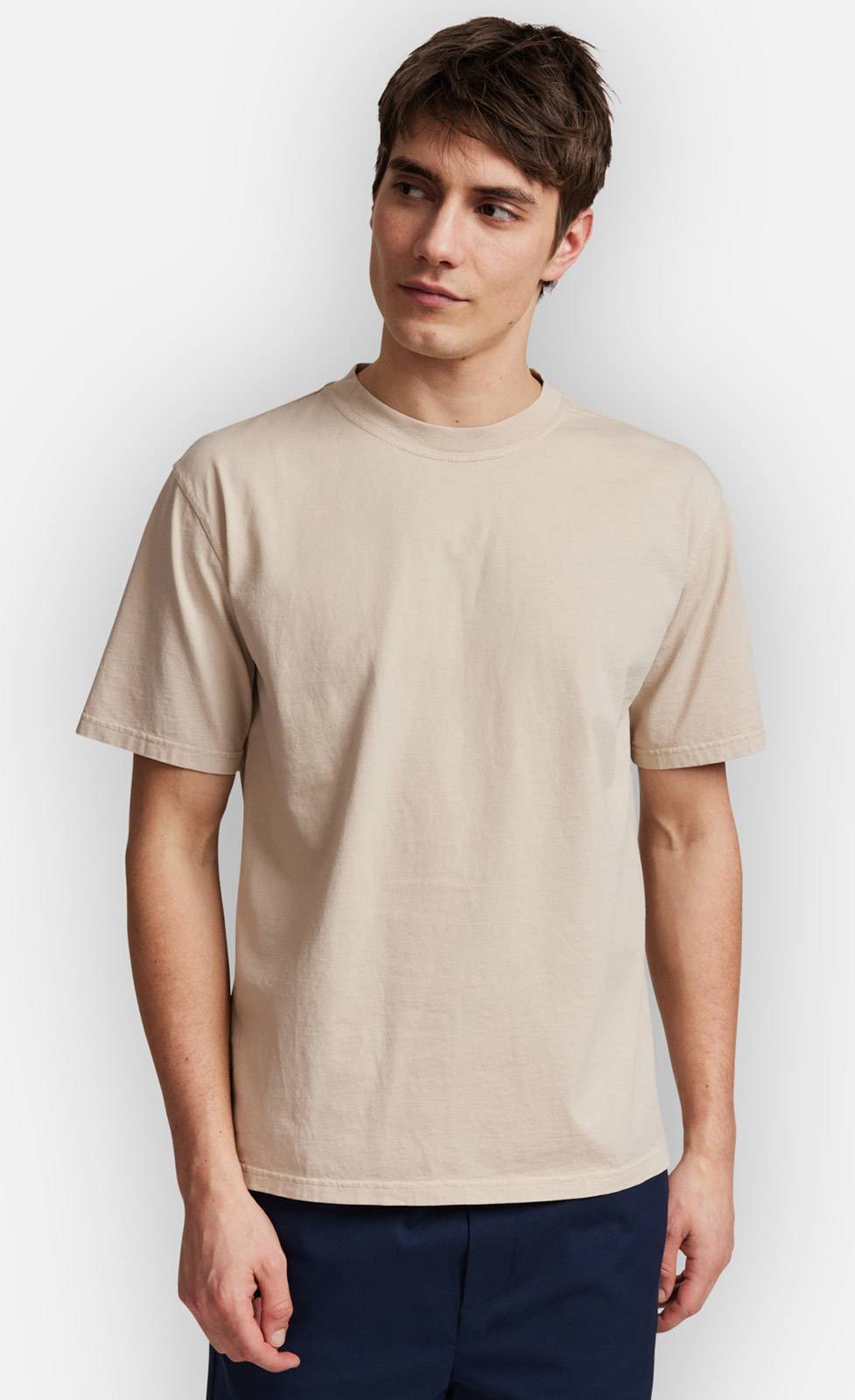 Kiefermann Bastian Garment-Dye T-Shirt aus Baumwolle Fabrik Onlineshop