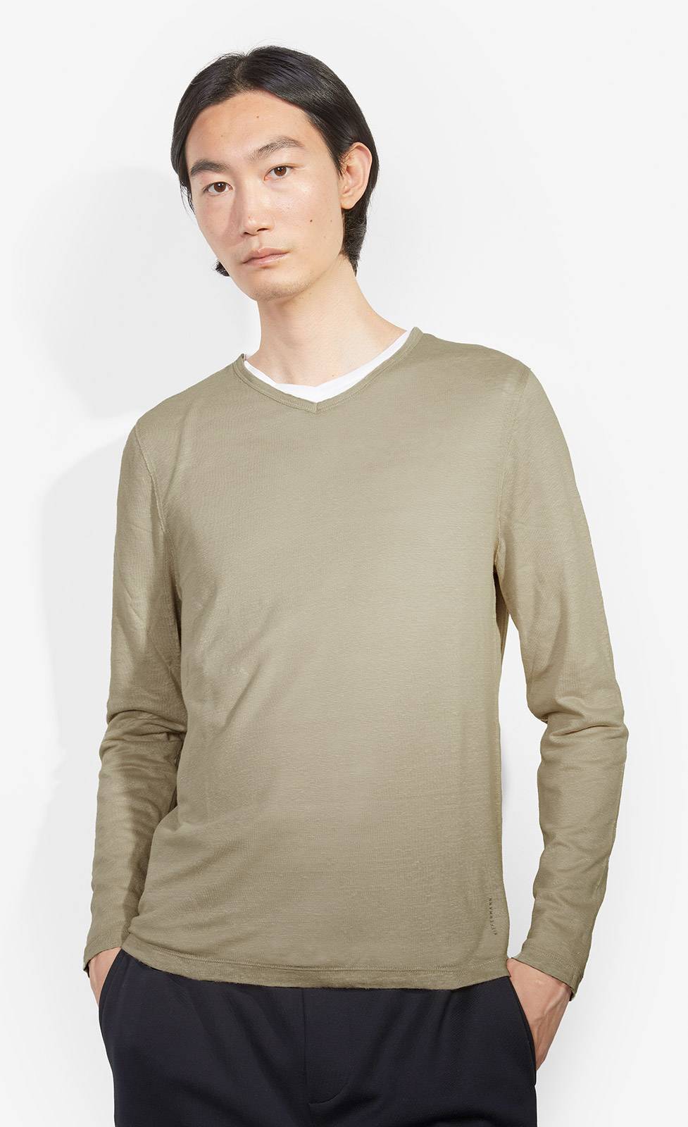 Kiefermann Florian 2in1 Leinen-Baumwoll-Shirt Rabatt