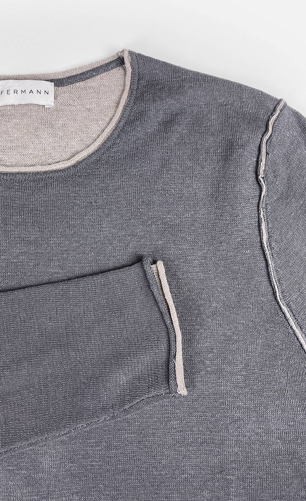 Kiefermann Caius Leinen Strickpullover Vatertagsangebot