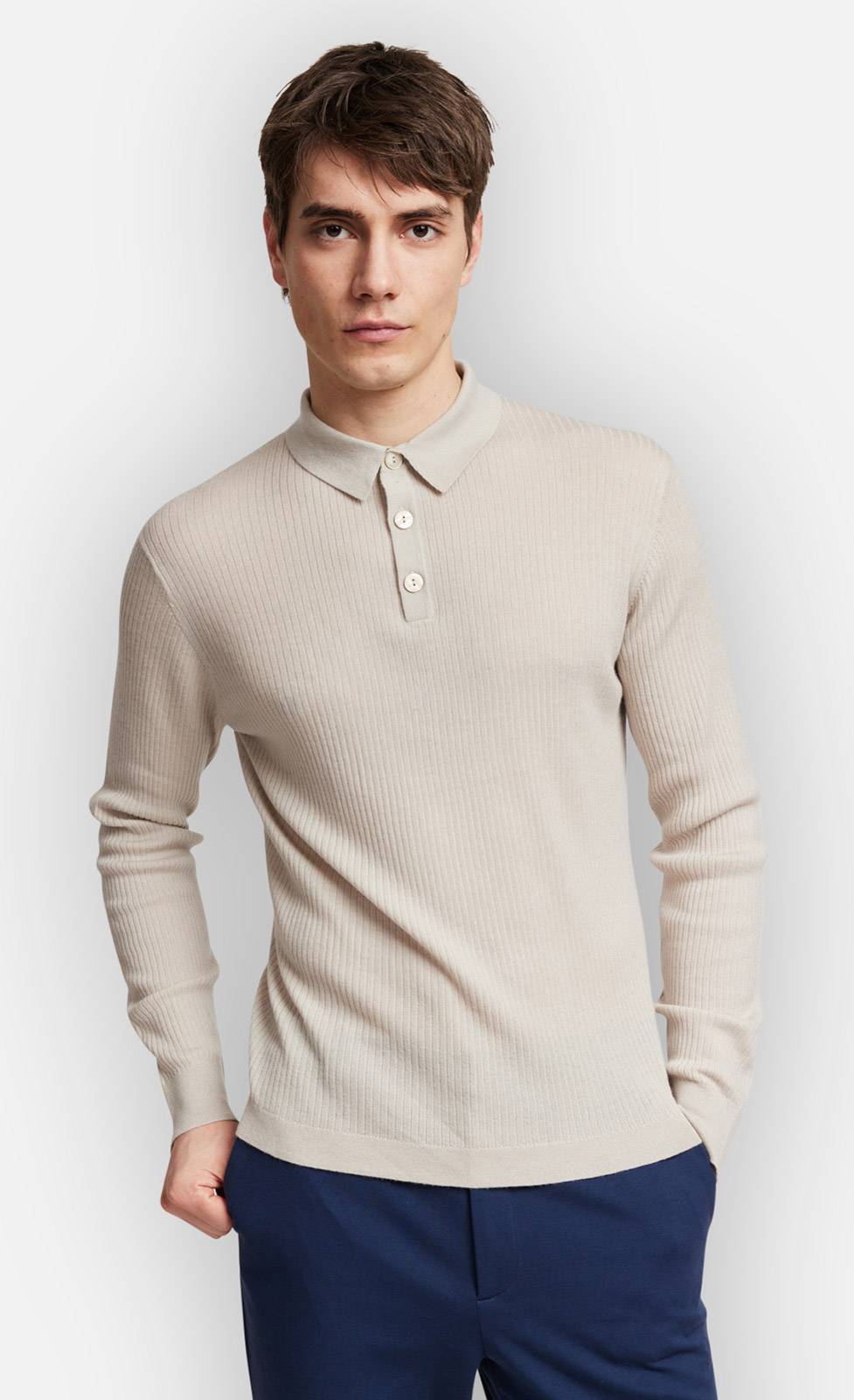 Kiefermann Yannik Polo aus Merinowolle Blitzangebot