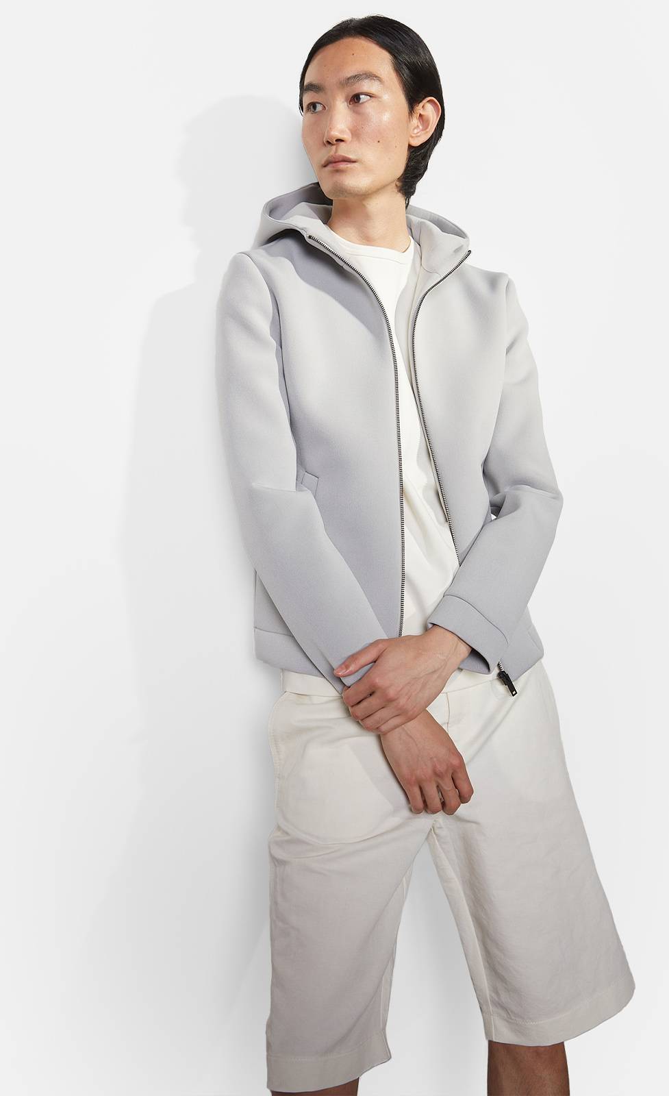 Kiefermann Merlin Kapuzenjacke aus gebondeter Sweatware Begrenzte Freigabe