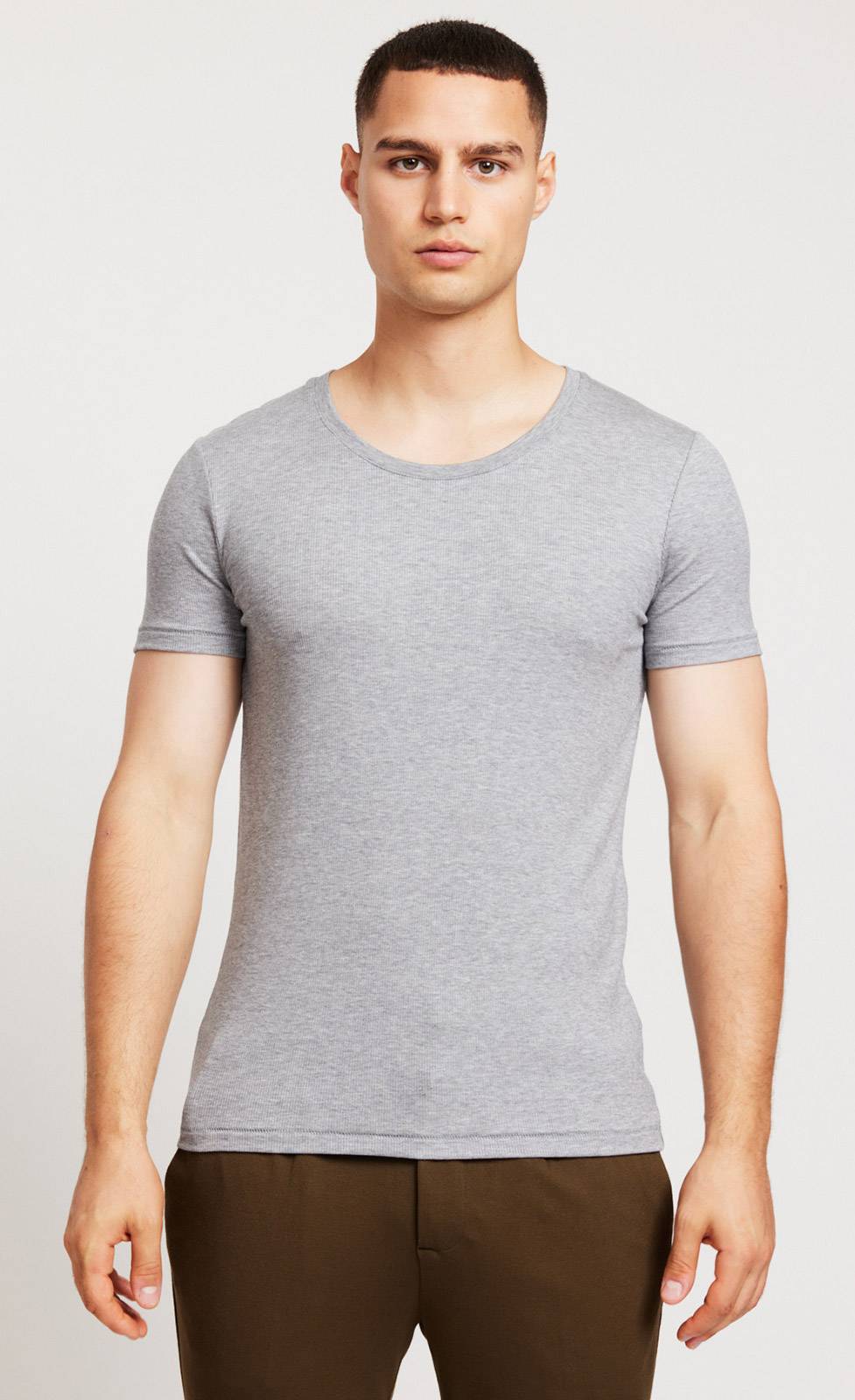 Kiefermann Miro T-Shirt aus feinem Rippjersey Speichern exportieren
