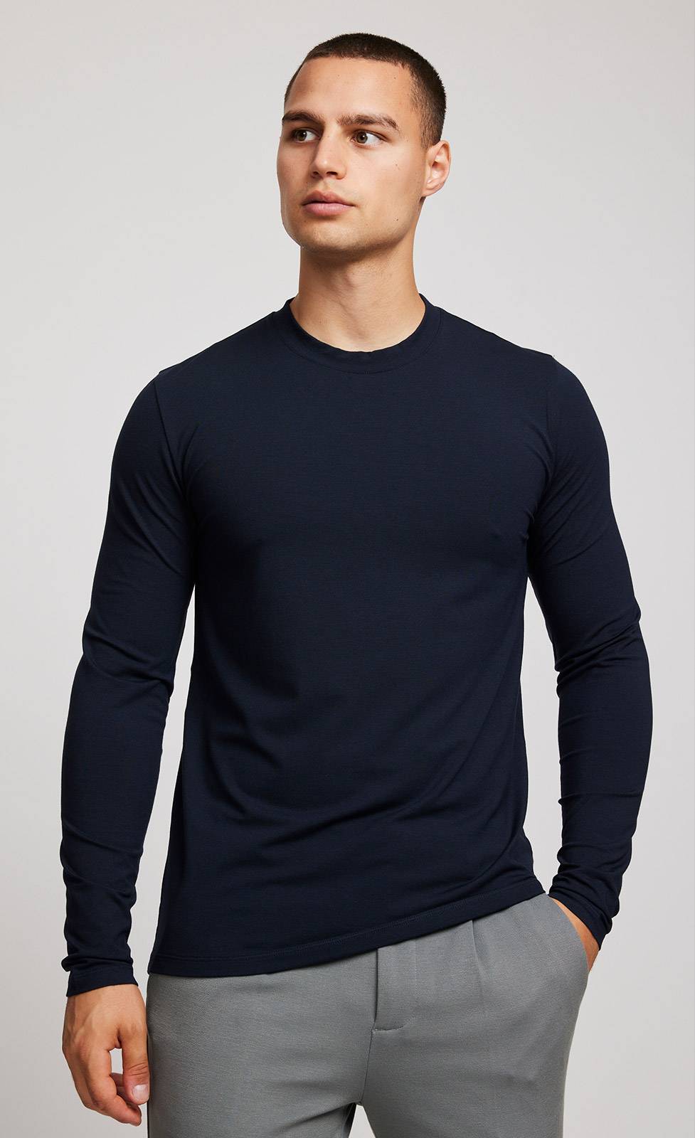 Kiefermann Albert Rundhals Langarmshirt Outlet