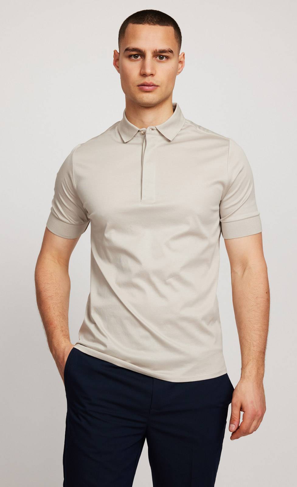 Kiefermann Wilson Poloshirt aus merzerisierter Baumwolle Super Rabatt