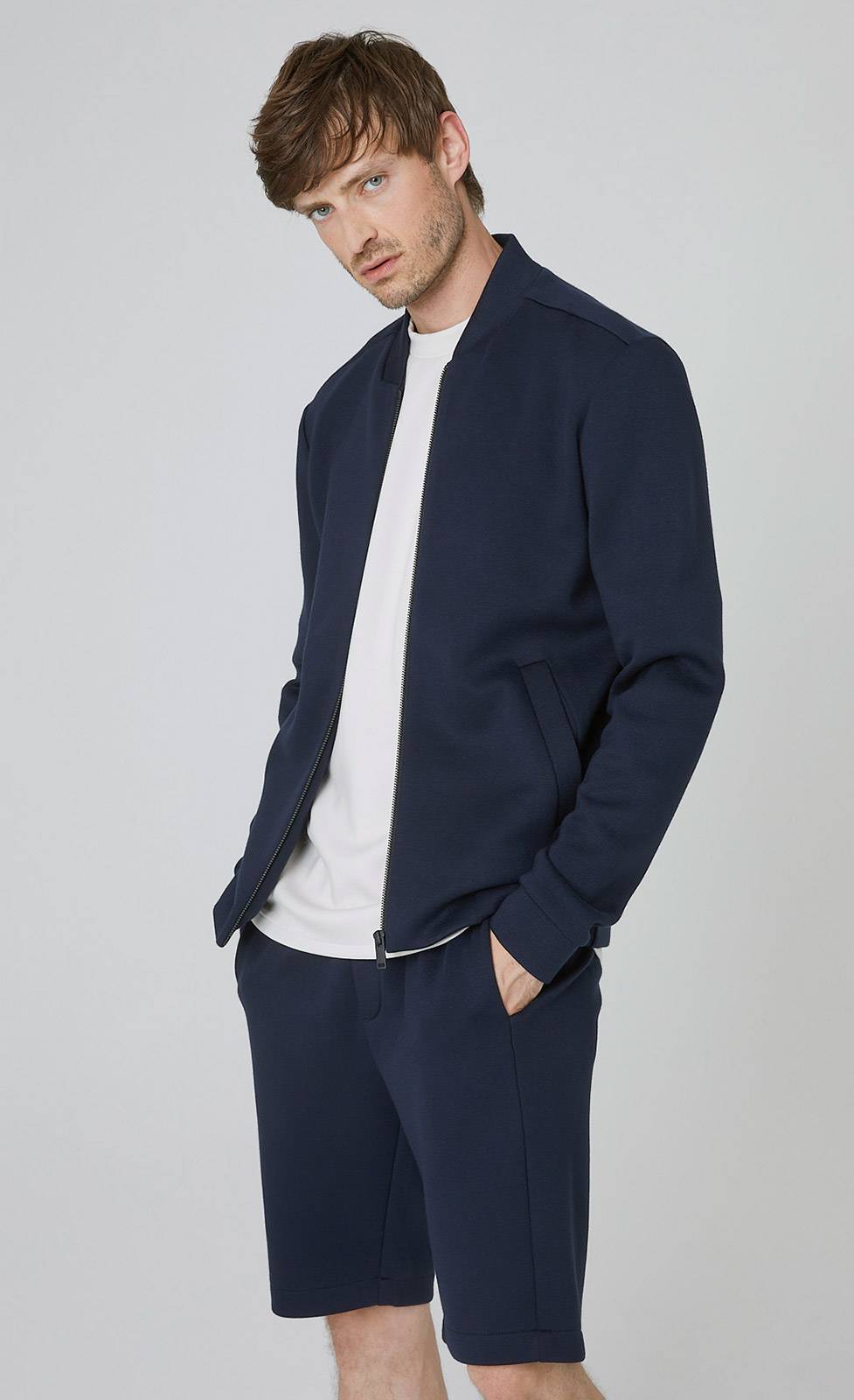 Kiefermann Berno Blousonjacke aus gebondeter Sweatware Fabrikladen