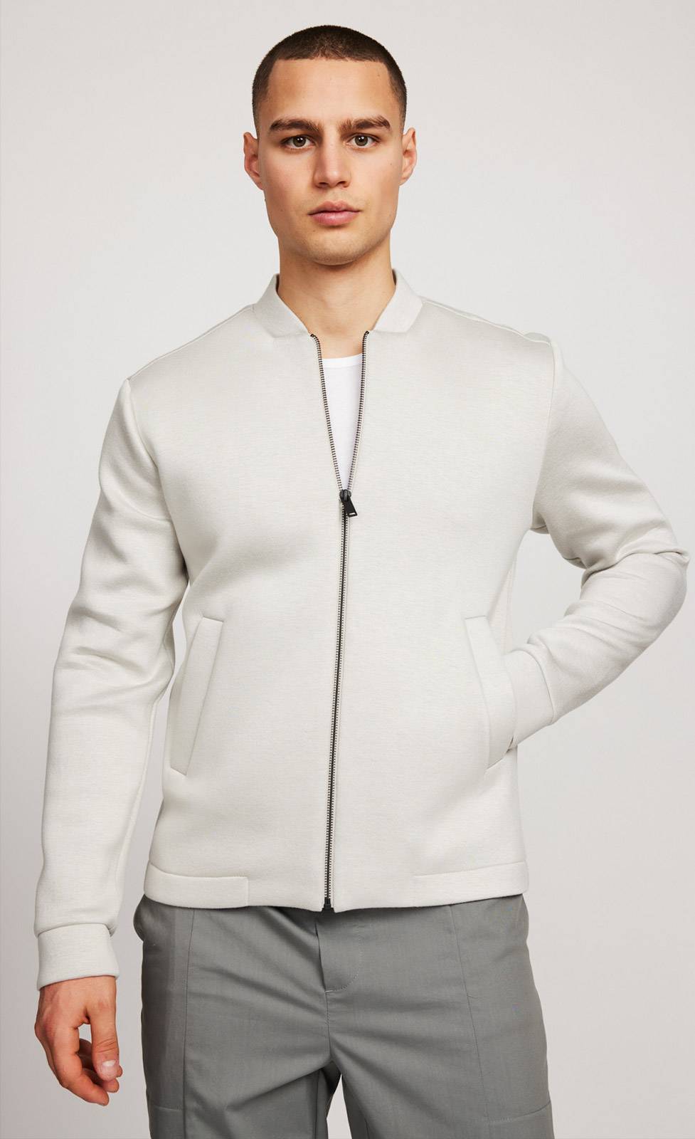 Kiefermann Berno Blousonjacke aus gebondeter Sweatware Fabrikladen