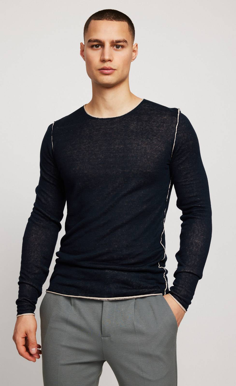 Kiefermann Caius Leinen Strickpullover Blitzverkäufe