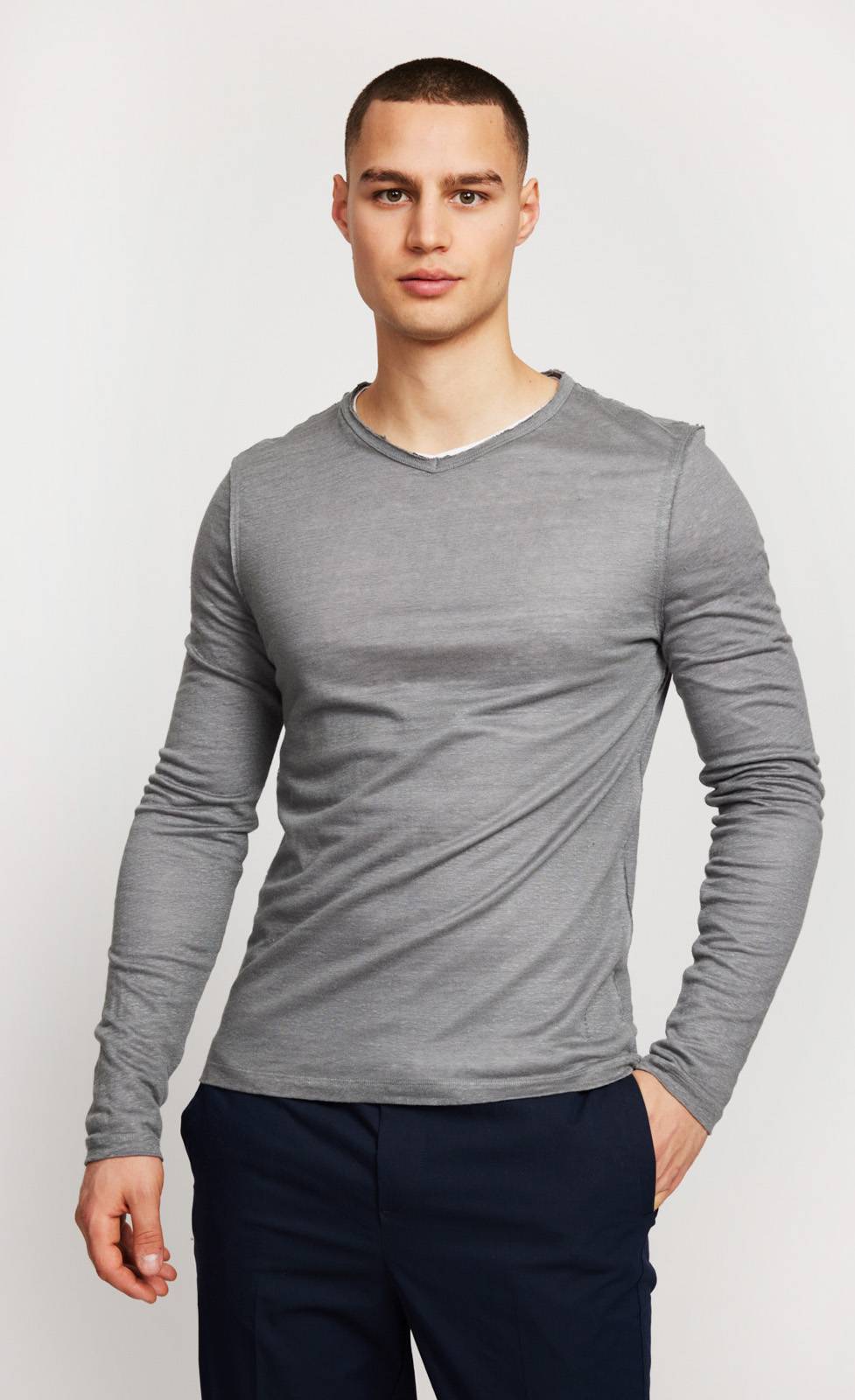 Kiefermann Florian 2in1 Leinen-Baumwoll-Shirt Preisnachlass