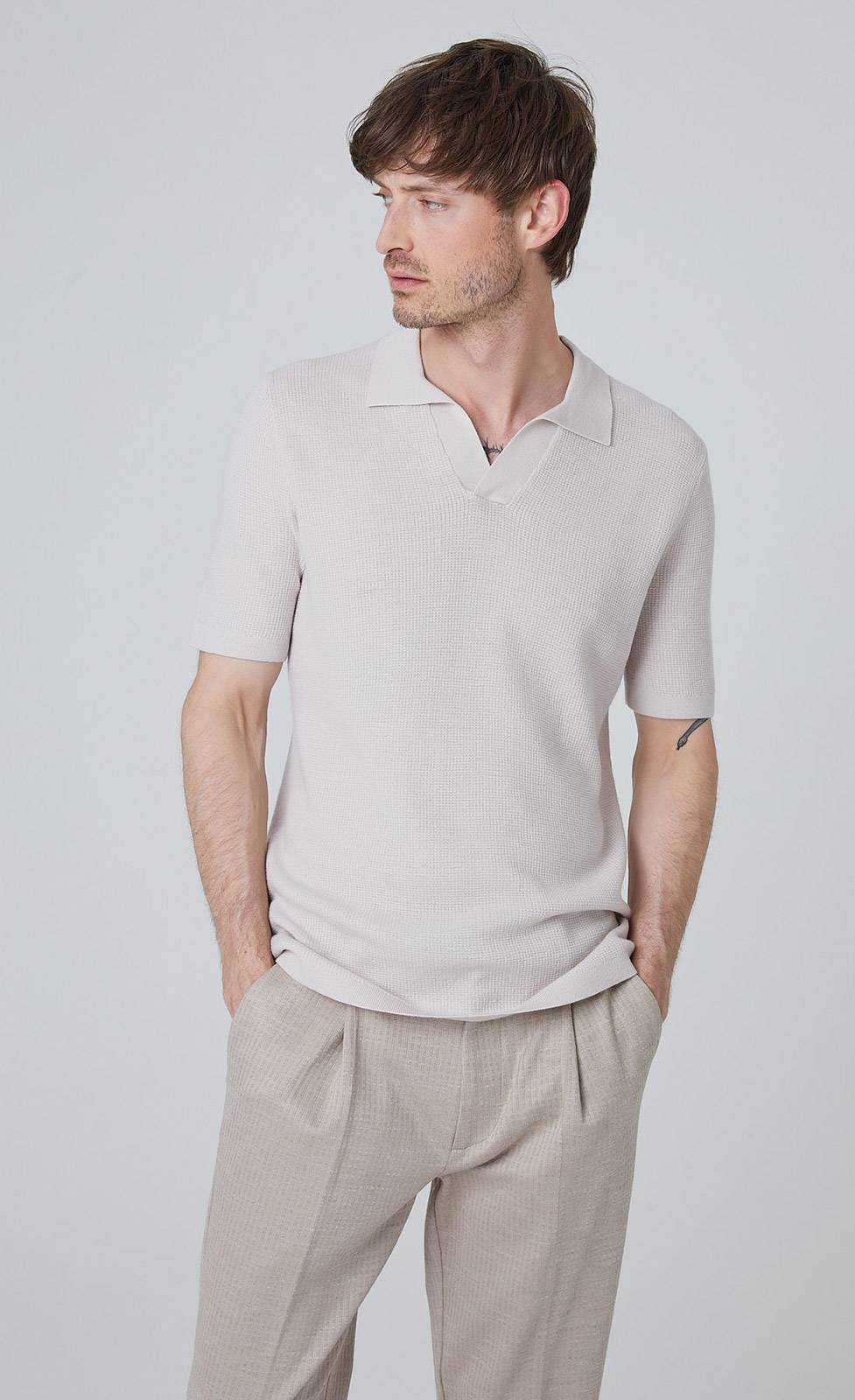 Kiefermann Timmy Fein gestreifte Jersey-Hose Cyber Monday