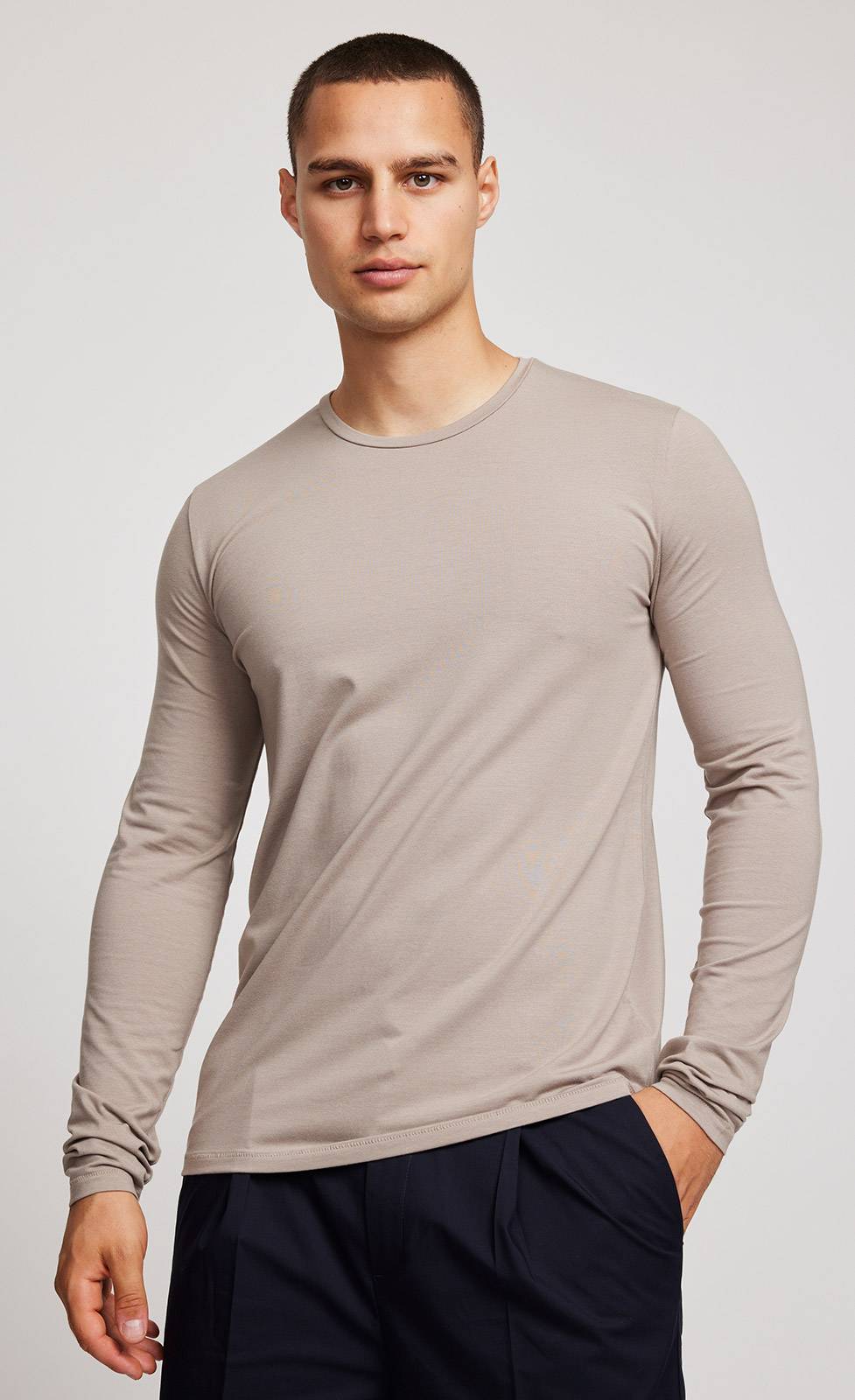 Kiefermann Emil Langarmshirt aus Baumwolle-Modal-Mix Neueste Mode
