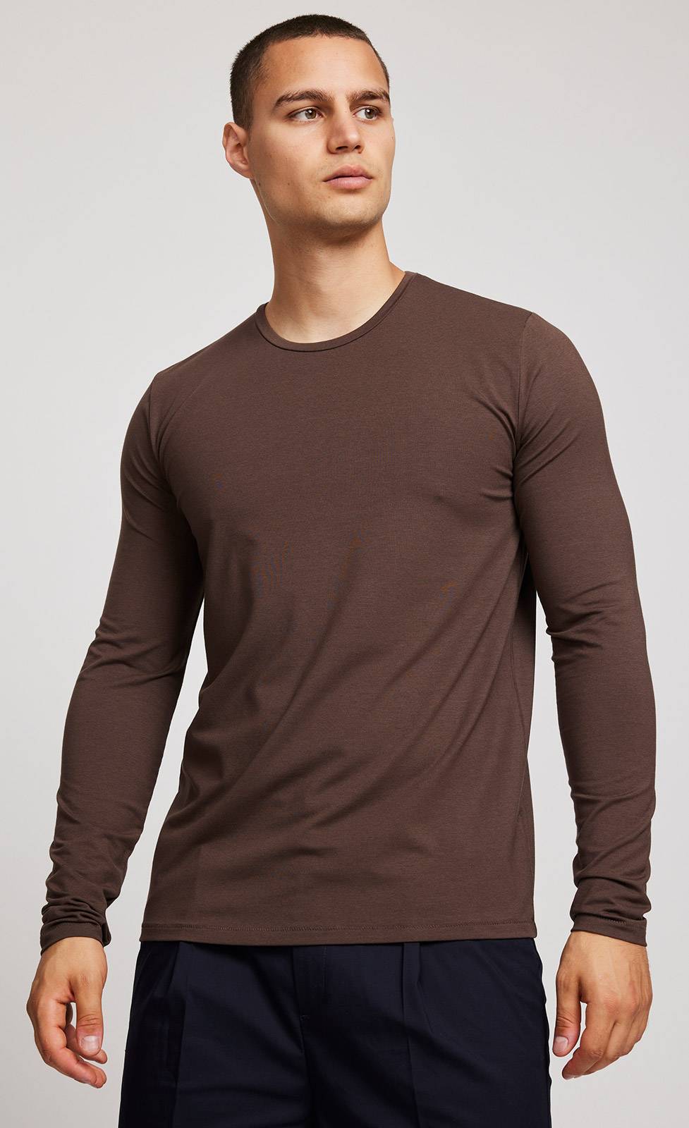 Kiefermann Emil Langarmshirt aus Baumwolle-Modal-Mix Neueste Mode