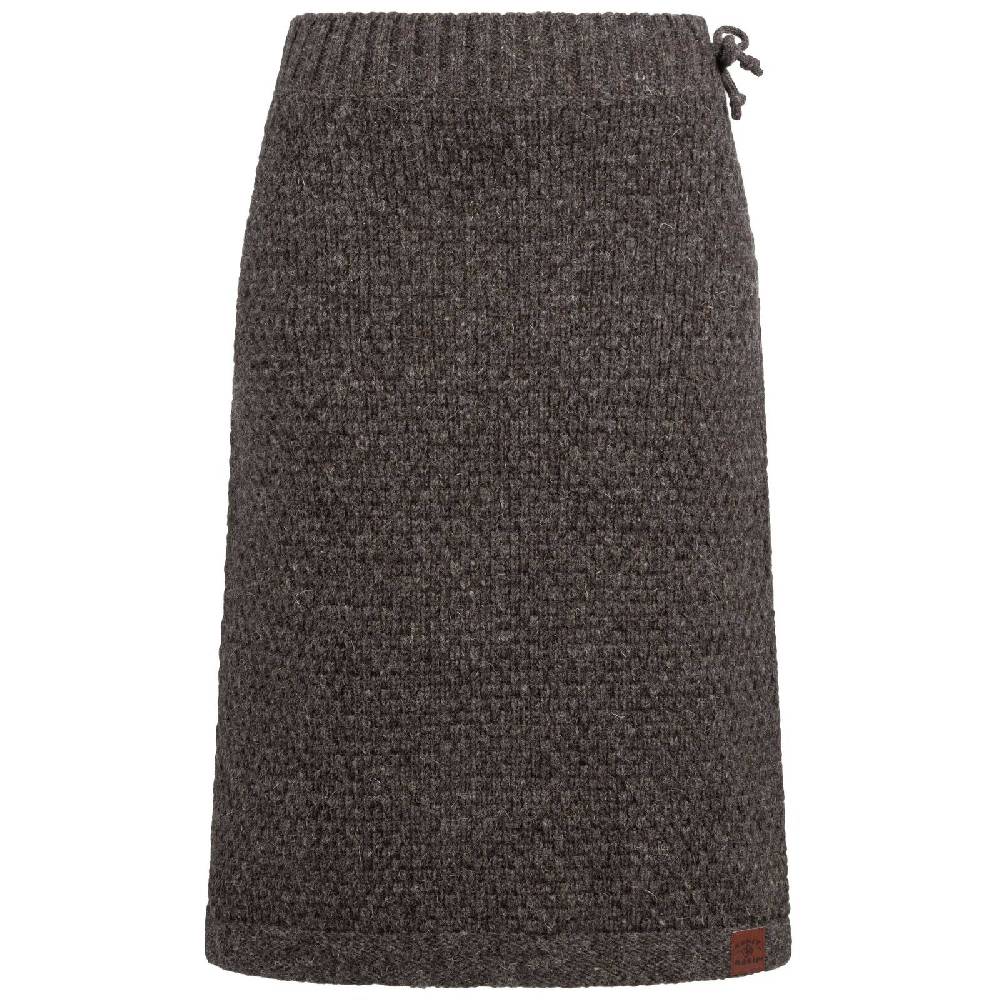 Kunst Und Magie Langer Strickrock Winter Woll Rock mit klassischem Waffel-Muster Wolle Boho Letzte 3 Tage