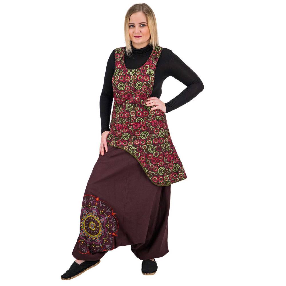 Kunst Und Magie Latzhose Haremshose Jumpsuit Hose Psy Goa 70er Overall Hippie Boho Ibiza Style JETZT KAUFEN