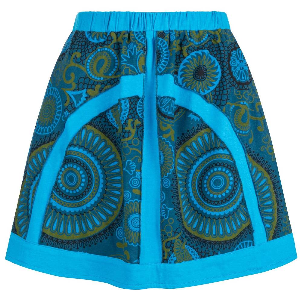 Kunst Und Magie Kunst und Magie Bunter Damen Rock kurzer Boho Rock Hippie Goa Bis zu 55% Rabatt