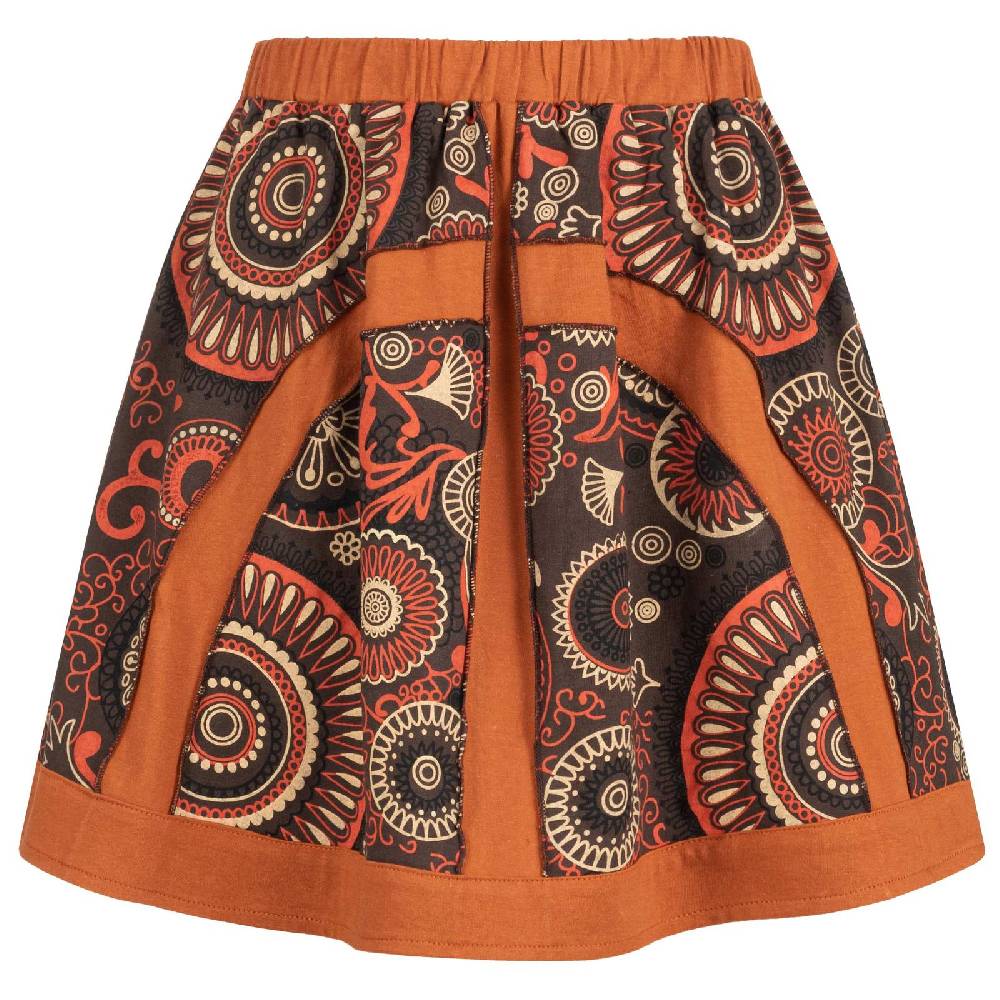 Kunst Und Magie Kunst und Magie Bunter Damen Rock kurzer Boho Rock Hippie Goa Bis zu 55% Rabatt
