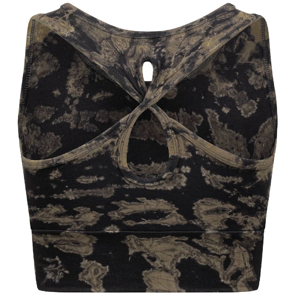 Kunst Und Magie Kunst und Magie Damen Crop Top Atmungsaktive Tie Dye Batik Bustier Yoga Sport Oberteil Kostenloser Versand international