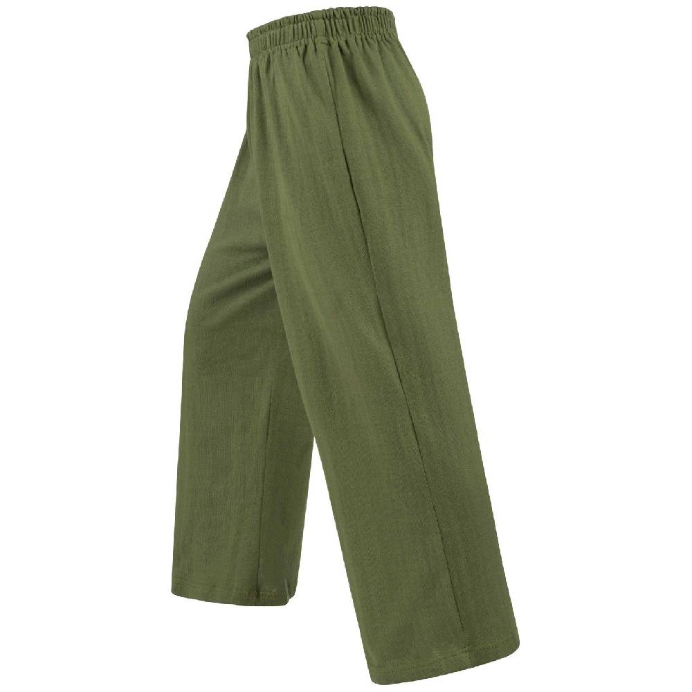 Kunst Und Magie Hose Psy Goa 70er Hippie Boho Ibiza Style Hippie Sommerhose Strick Gruen Fabrikladen