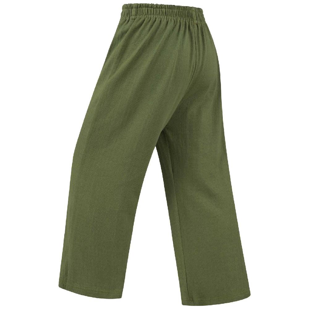 Kunst Und Magie Hose Psy Goa 70er Hippie Boho Ibiza Style Hippie Sommerhose Strick Gruen Fabrikladen