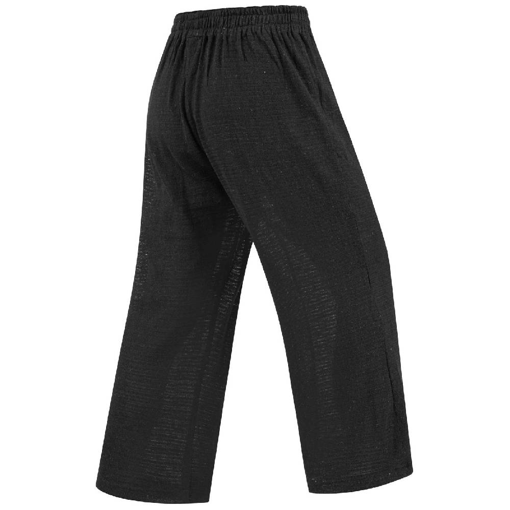 Kunst Und Magie Hose Psy Goa 70er Hippie Boho Ibiza Style Hippie Sommerhose Strick Schwarz Begrenzt auf 3 Tage