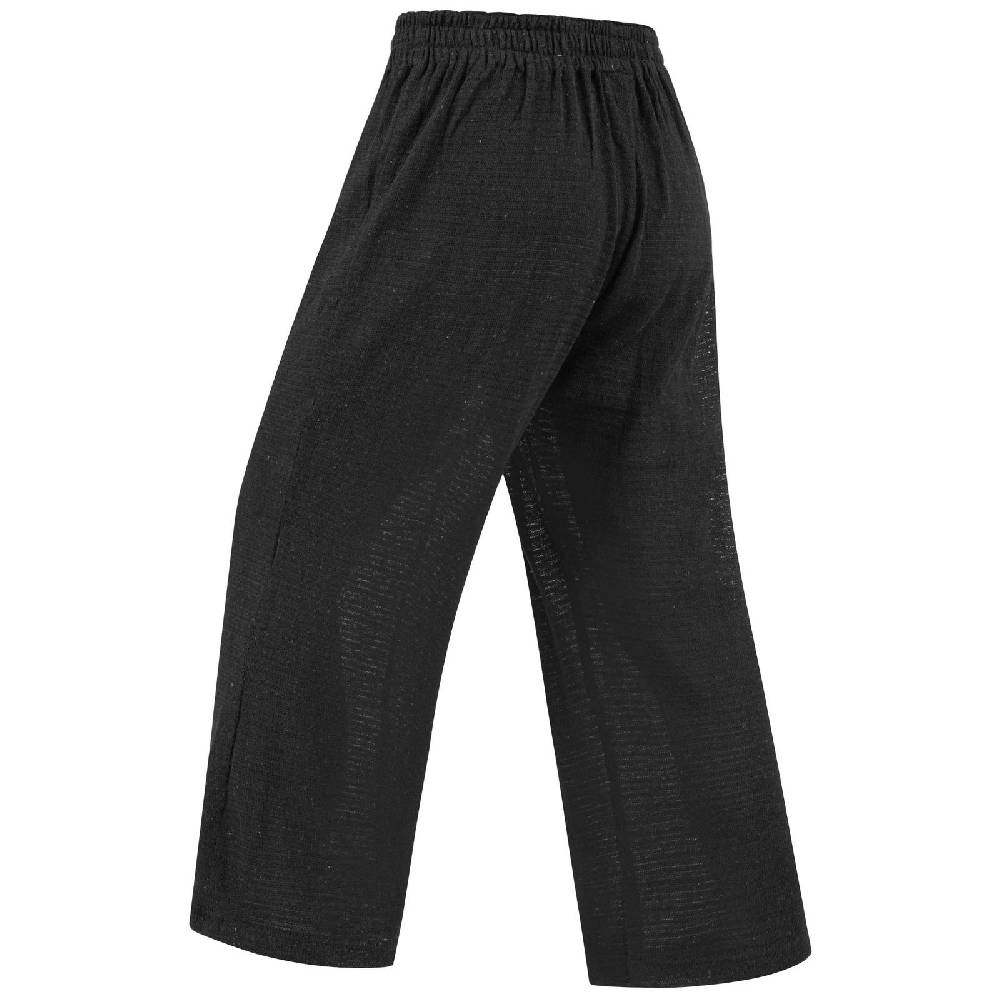 Kunst Und Magie Hose Psy Goa 70er Hippie Boho Ibiza Style Hippie Sommerhose Strick Schwarz Begrenzt auf 3 Tage