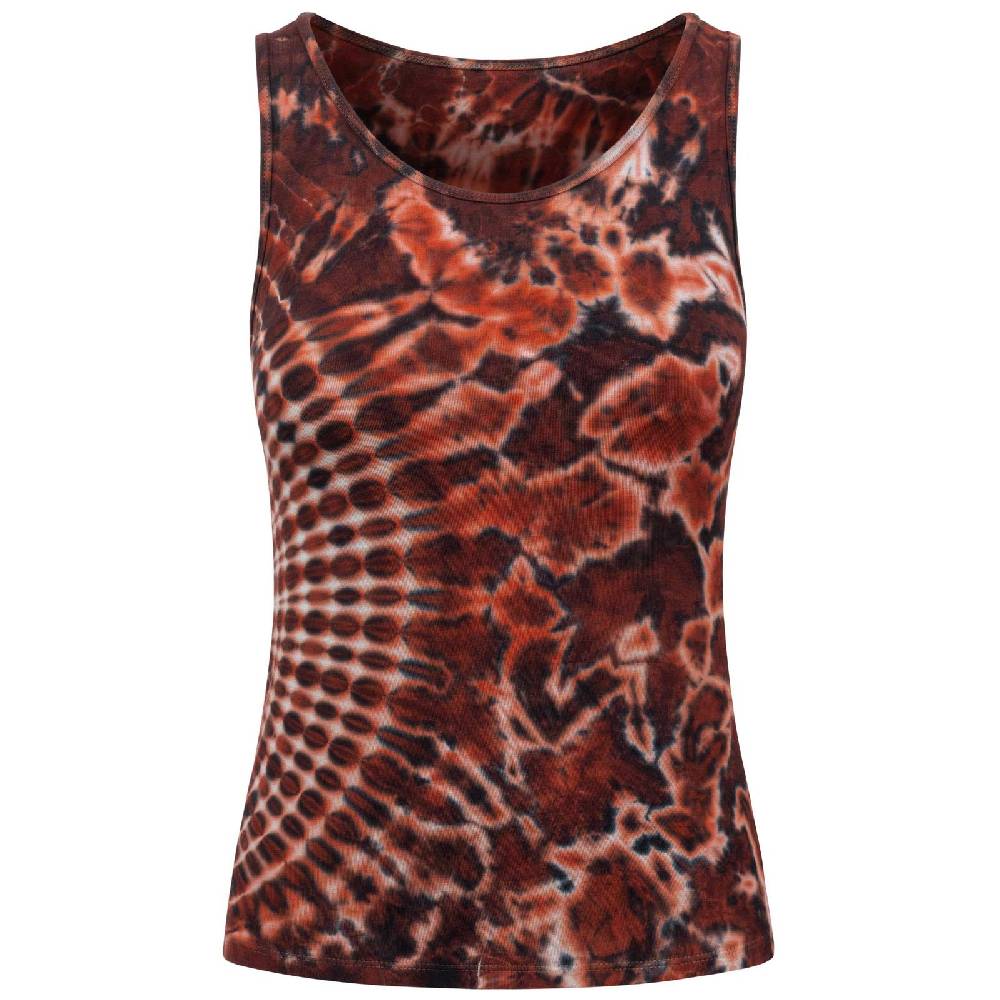 Kunst Und Magie Kunst und Magie Damen Top Atmungsaktive Tie Dye Batik Yoga Sport Top Im Verkauf