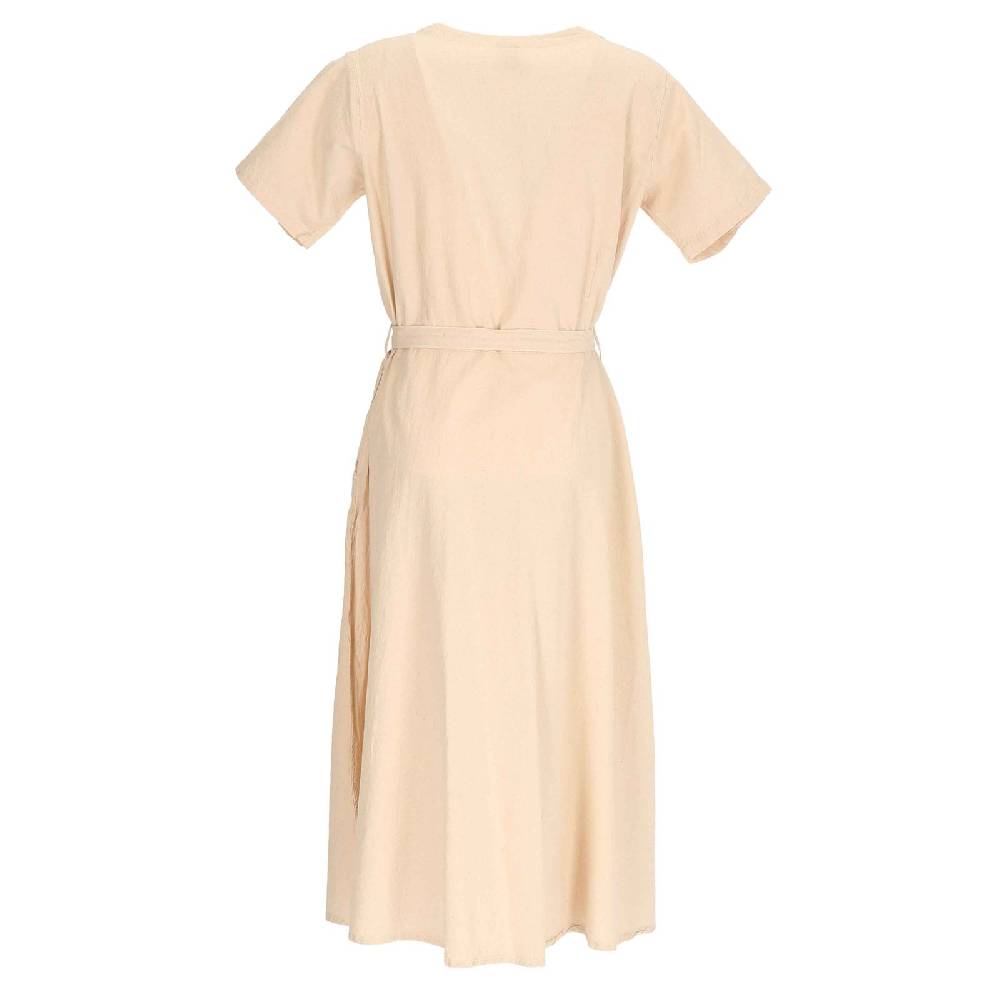 Kunst Und Magie Kleid Sommerkleid Baumwoll Kleid Boho Ibiza Geknöpft Hippie Schlussverkauf