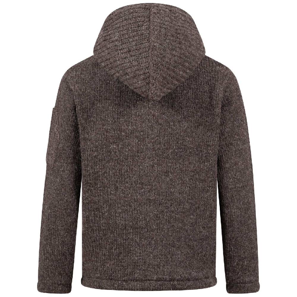 Kunst Und Magie Herren Strickjacke Schurwolle Klassich Nordisch Wolle Jacke mit Kapuze Schurwolle Sonderangebot