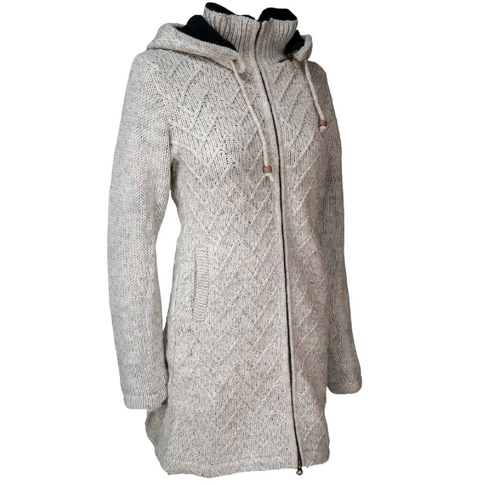 Kunst Und Magie Klassische Damen Strickjacke Kurzmantel Winter Mantel Wolle Jacke Wollmantel Kapuze Günstig kaufen