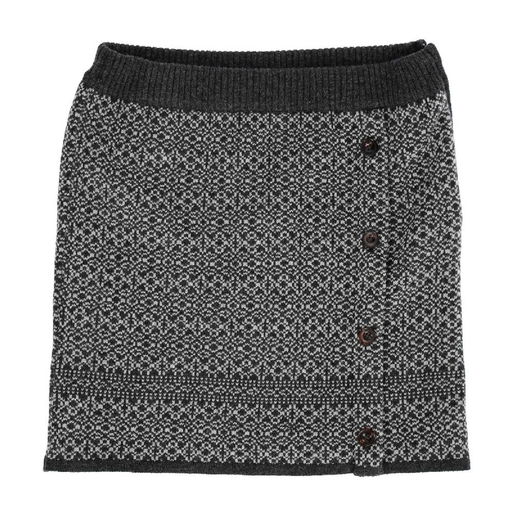 Kunst Und Magie Strickrock Knielanger Rock aus Schurwolle vom Lamm Lammwolle Wollrock Feinstrick Boho Online Shopping