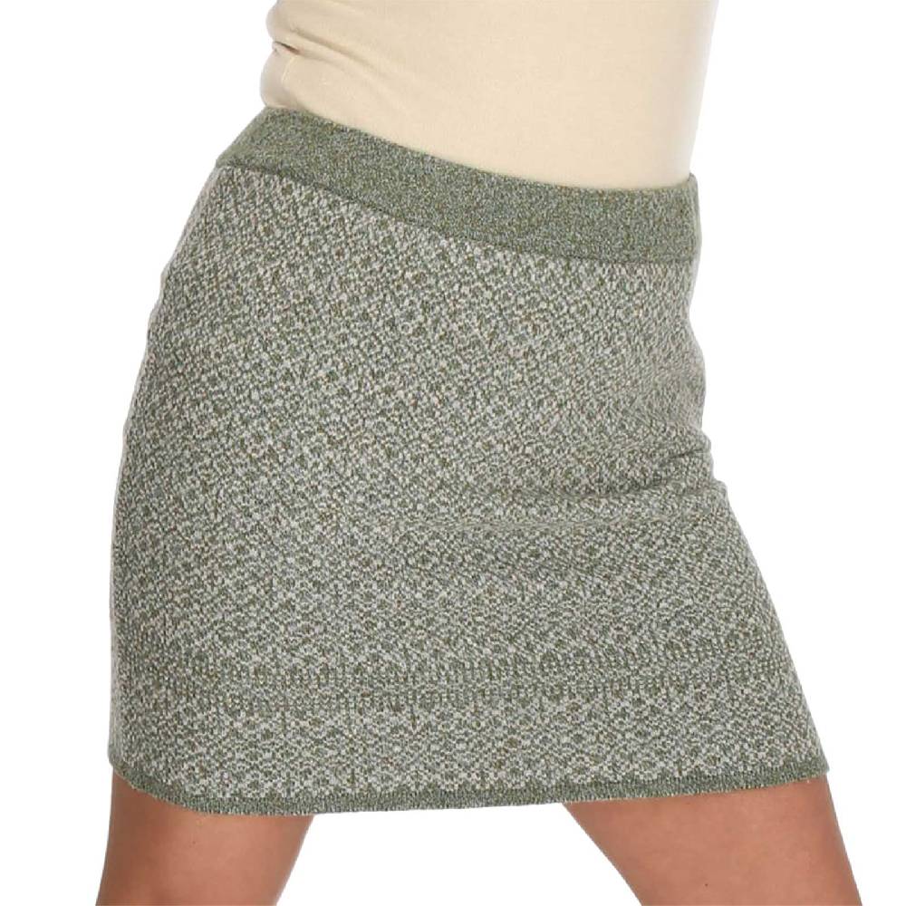 Kunst Und Magie Strickrock kurzer Rock Schurwolle vom Lamm Lammwolle Wollrock Feinstrick Boho Exklusivangebot