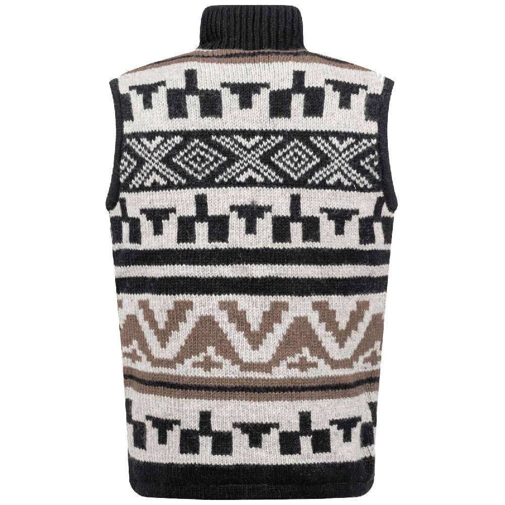 Kunst Und Magie Kunst und Magie Unisex Strickweste aus Wolle mit warmen Fleecefutter Lagerräumung