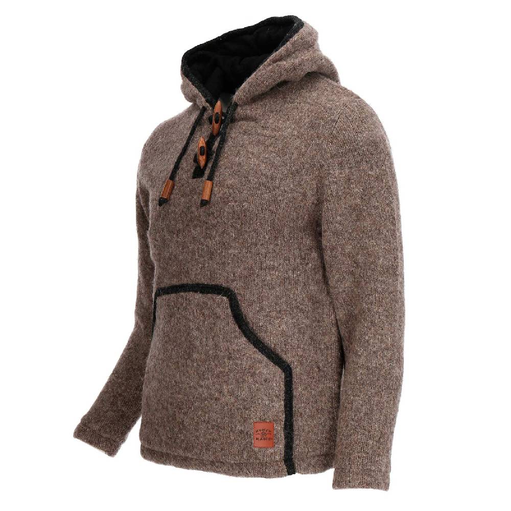 Kunst Und Magie Baja Hoodie Strickjacke Wolle Jacke mit Kapuze Winter Pullover Kapuzenpullover Bestseller