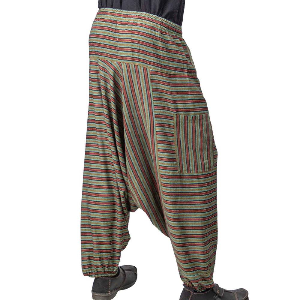Kunst Und Magie Kunst und Magie Bunte Unisex Aladin Haremshose Wellnesshose Wohlfühl Hose Tiefpreis