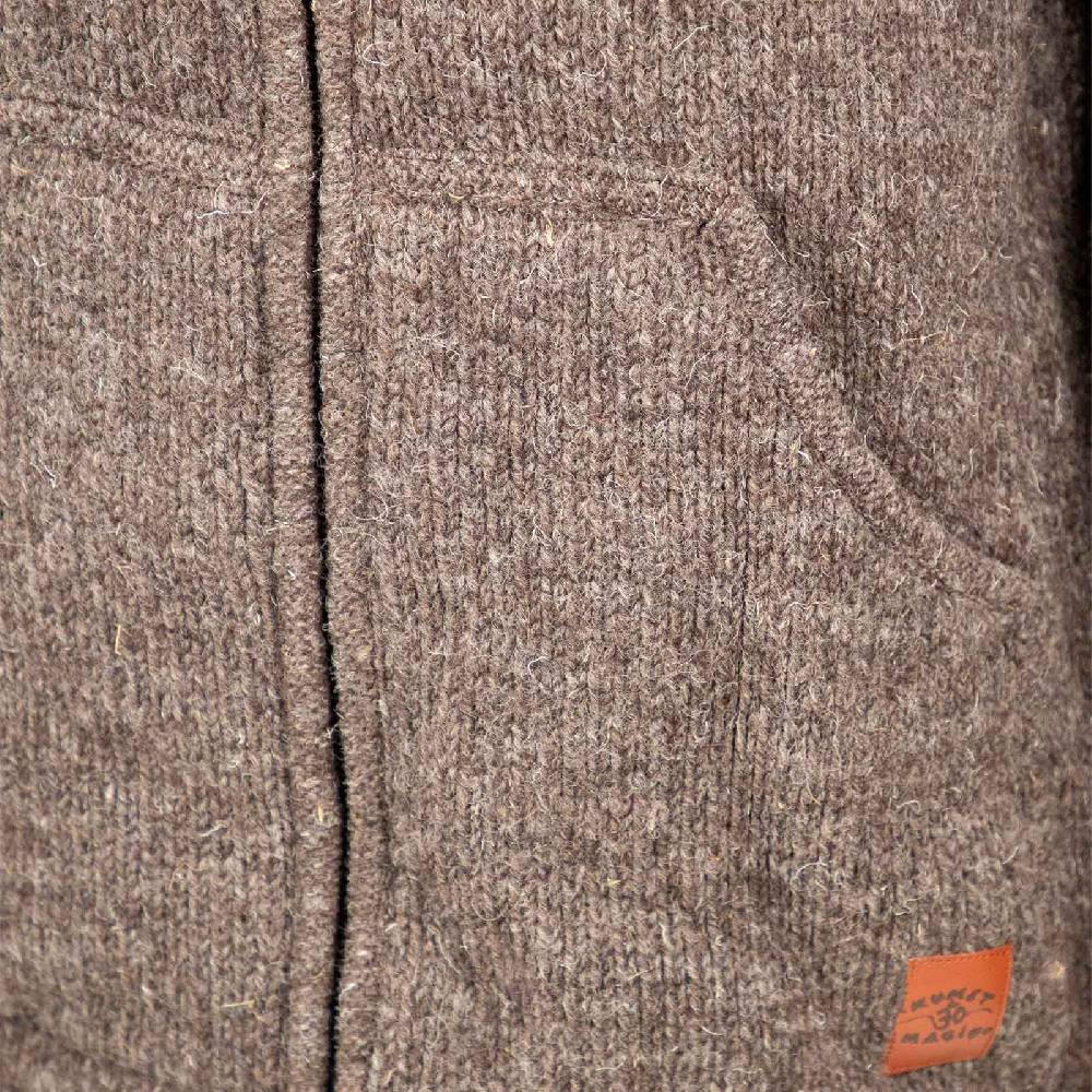 Kunst Und Magie Klassische Strickjacke Wolle Jacke mit Hochkragen Fleecefutter JETZT KAUFEN