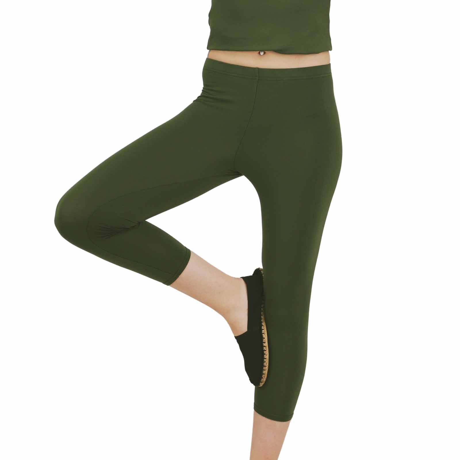 Kunst Und Magie Kunst und Magie Damen Yoga Leggings Atmungsaktive Wellnesshose Yogahose 3/4 Clearance-Verkauf
