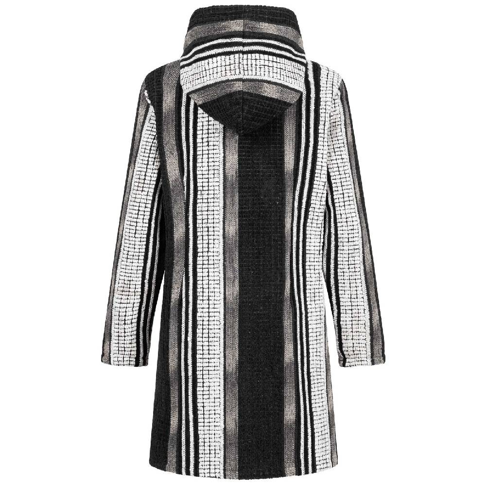 Kunst Und Magie Damen Kurzmantel Jacke mit Kapuze -Hippie Goa Boho Damen Mantel Günstig kaufen