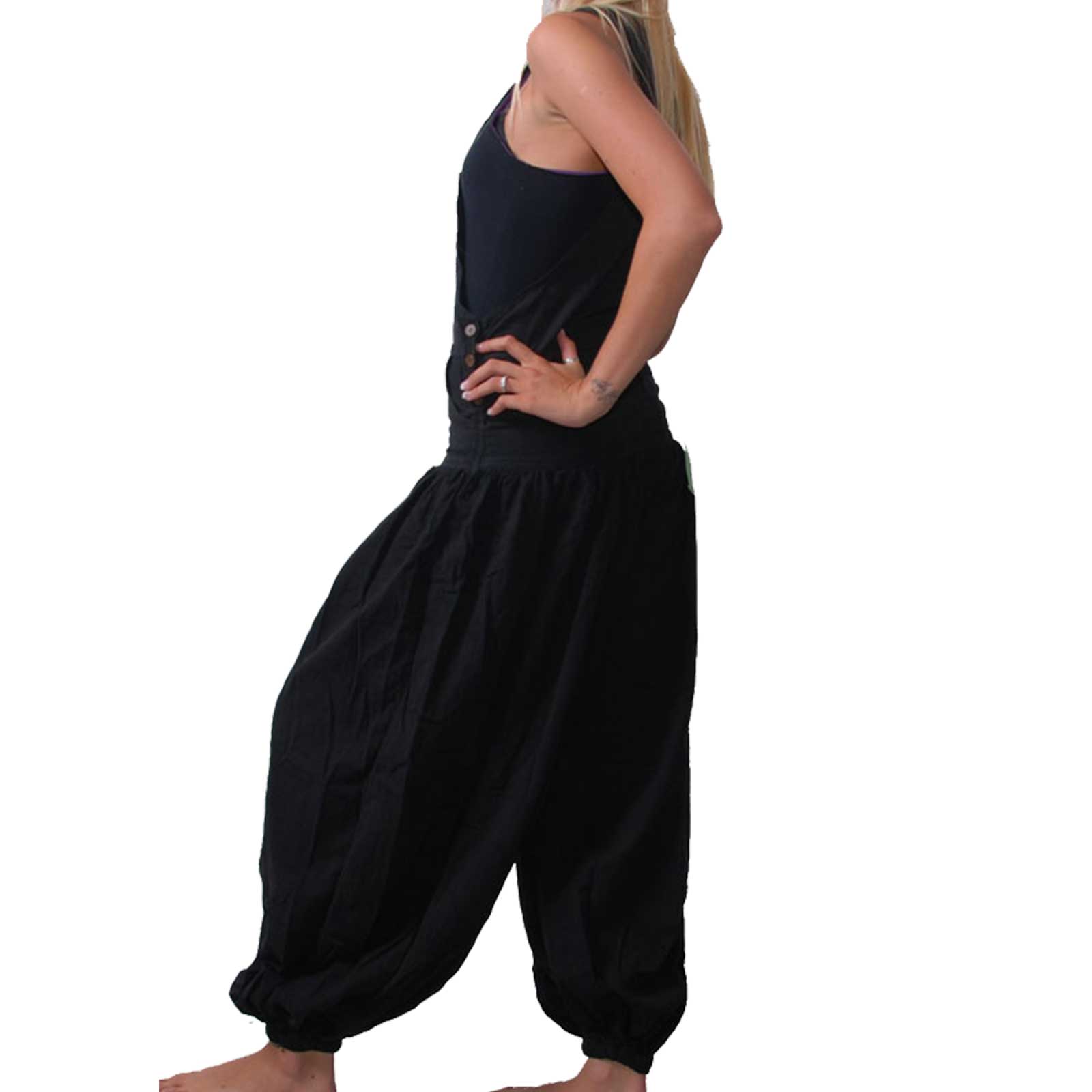 Kunst Und Magie Hippie Latzhose Haremshose Hose Psy Goa 70er Overall Boho Jumpsuit Versandkostenfrei