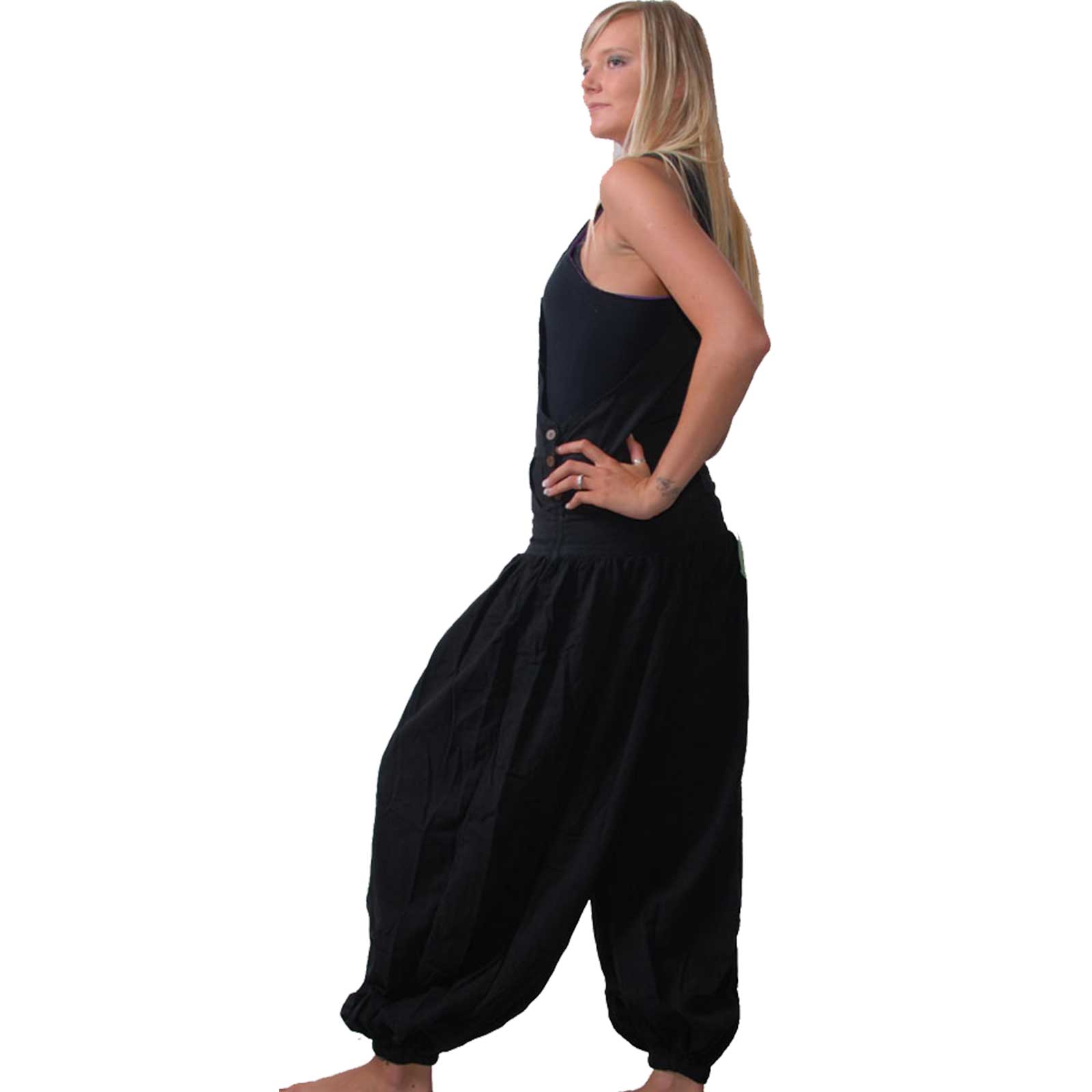 Kunst Und Magie Hippie Latzhose Haremshose Hose Psy Goa 70er Overall Boho Jumpsuit Versandkostenfrei