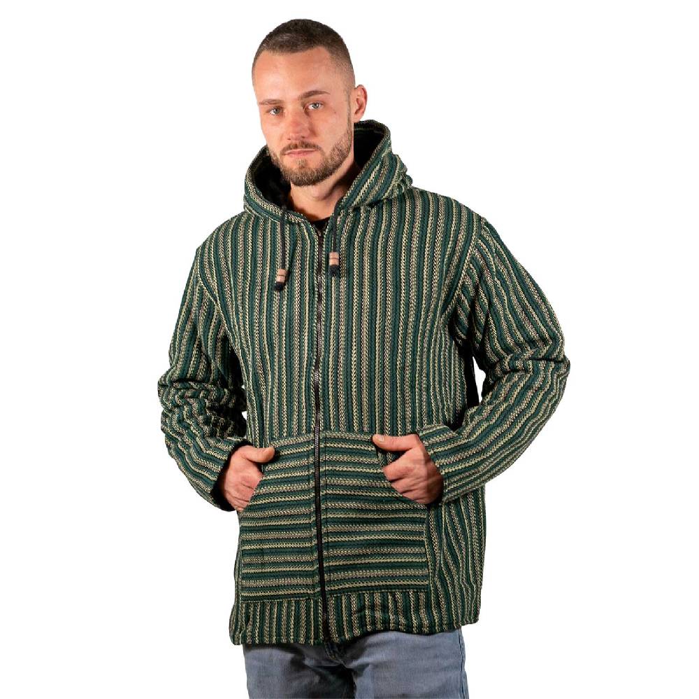 Kunst Und Magie Kapuzenjacke Kapu Hoodie mit Kapuze Goa Hippie Jacke Nepal Fair Preisnachlass