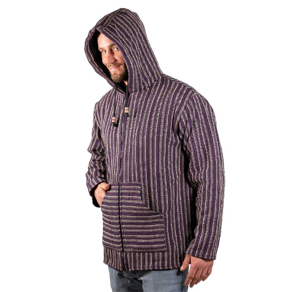 Kunst Und Magie Kapuzenjacke Kapu Hoodie mit Kapuze Goa Hippie Jacke Nepal Fair Preisnachlass