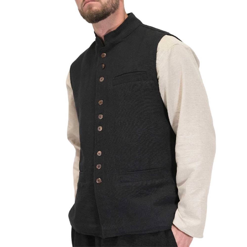 Kunst Und Magie Kunst und Magie Traditionelle Nepal Gilet Herren Hippie Weste Saisonschlussverkauf